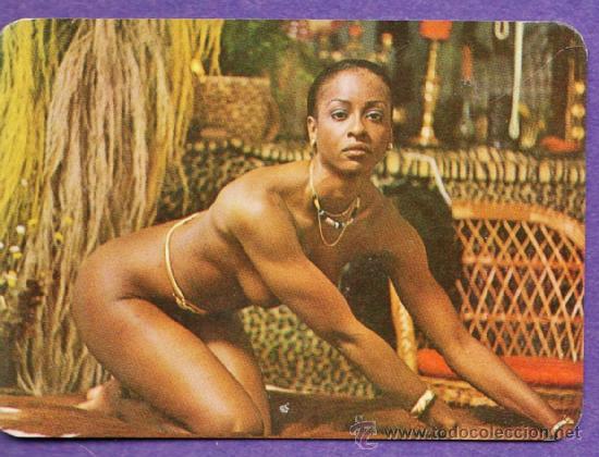 Calendars: calendario bolsillo - chica tropical - bar l'enric / barcelona - a&ntilde;o 1977