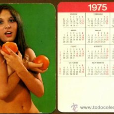 Calendarios: CALENDARIOS BOLSILLO ”DESNUDOS” - CHICA 1975. Lote 36959015
