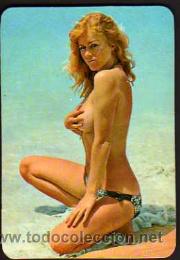 Calendriers: Calendario de bolsillo. Chica . 1975. Con Publicidad. Bar Barcelona