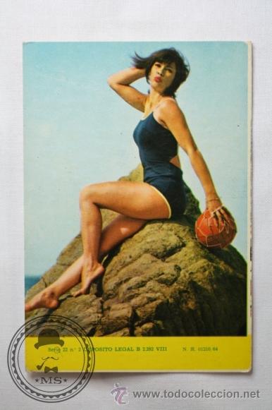 Calendriers: Calendario A&ntilde;o 1968 - Chica Serie 22 N&ordm; 2 - Publicidad Dorso Bar Almendros -  REF 148