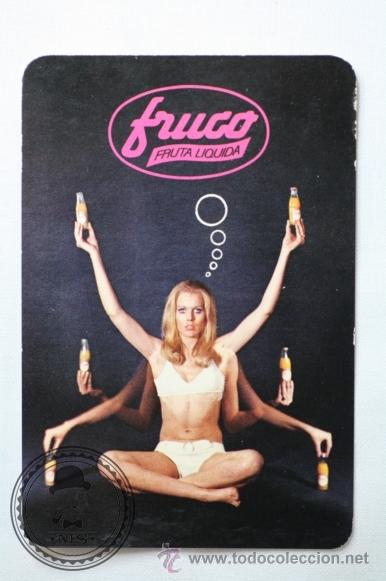 Calendriers: Calendario Publicitario A&ntilde;o 1971 - Fruta Liquida Fruco - Chica -  REF370