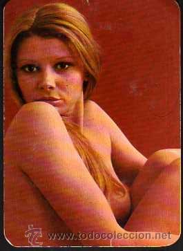 Calendars: Calendario de bolsillo. Chica . 1975. Con Publicidad