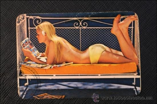 Calendriers: Calendario de Bolsillo - A&ntilde;o 1973 - Chica Posando