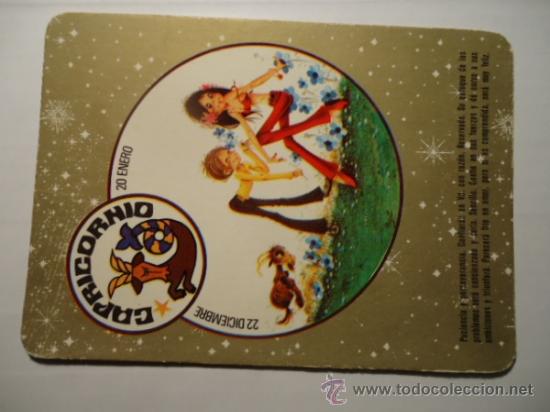 Calendriers: PR- ANTIGUO CALENDARIO DE BOLSILLO ALMANAQUE - 1974 erotico horscopo capricornio