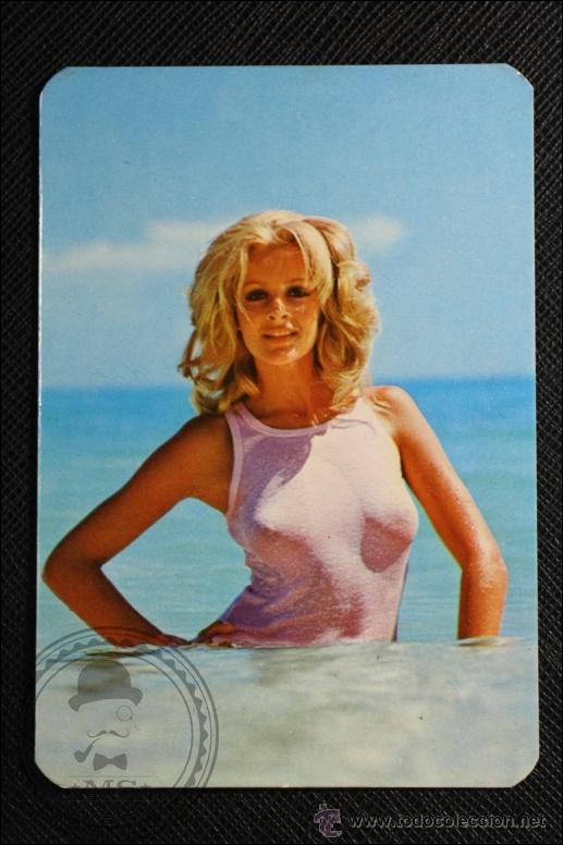 Calendriers: Calendario de Bolsillo - A&ntilde;o 1974 - Chica Posando publicidad al dorso