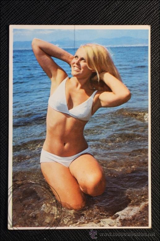 Calendriers: Calendario de Bolsillo - A&ntilde;o 1974 - Chica Posando publicidad al dorso