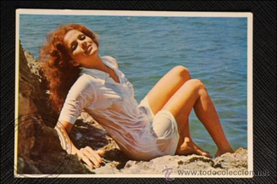 Calendriers: Calendario de Bolsillo - A&ntilde;o 1974 - Chica Posando publicidad al dorso