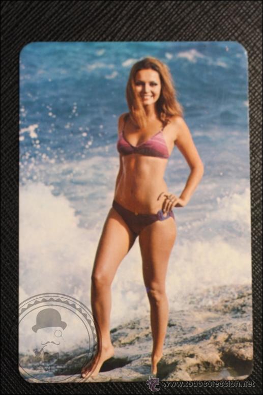 Calendriers: Calendario de Bolsillo - A&ntilde;o 1974 - Chica Posando publicidad al dorso