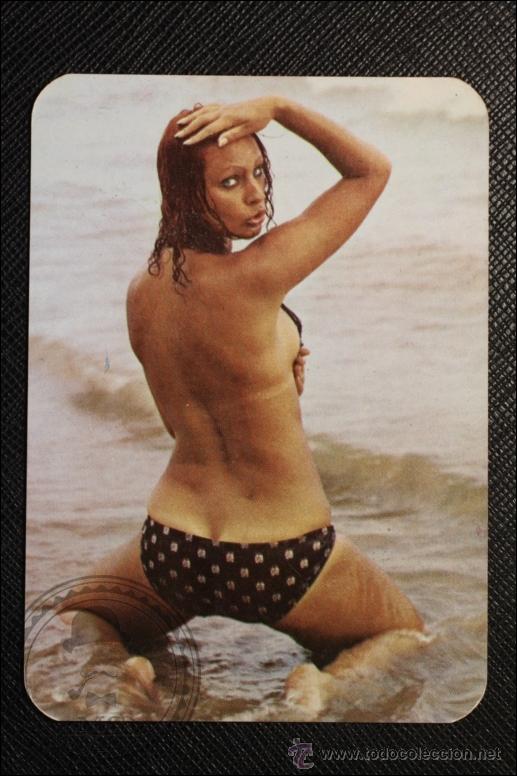 Calendriers: Calendario de Bolsillo - A&ntilde;o 1974 - Chica Posando publicidad al dorso