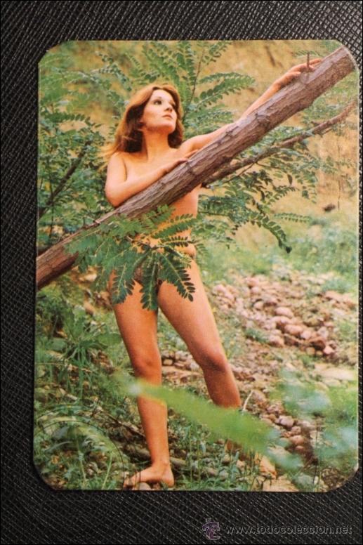 Calendriers: Calendario de Bolsillo - A&ntilde;o 1974 - Chica Posando publicidad al dorso