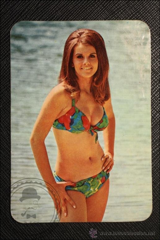 Calendriers: Calendario de Bolsillo - A&ntilde;o 1974 - Chica Posando publicidad al dorso