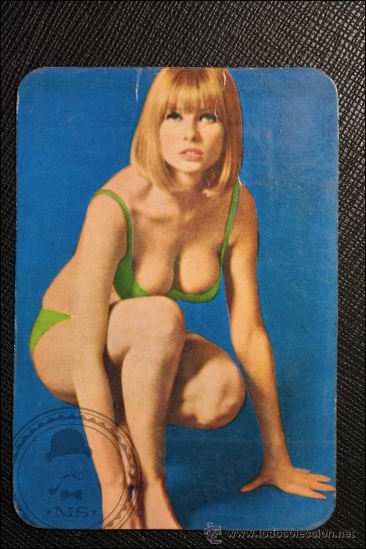 Calendriers: Calendario de Bolsillo - A&ntilde;o 1974 - Chica Posando publicidad al dorso