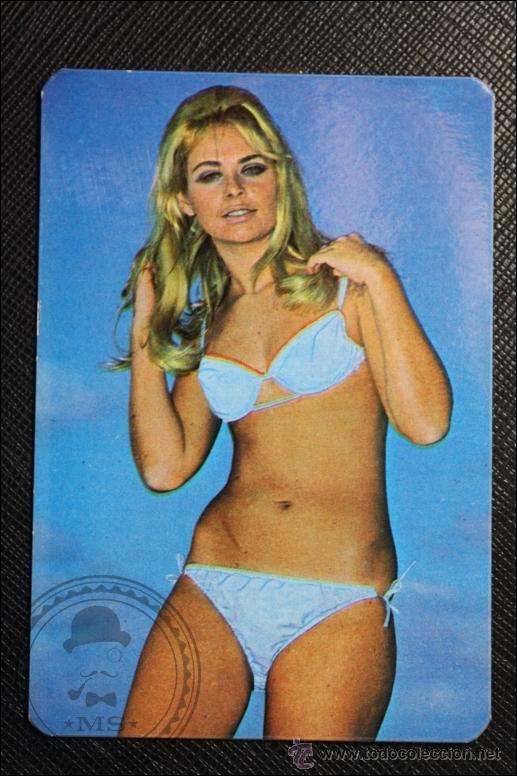 Calendriers: Calendario de Bolsillo - A&ntilde;o 1974 - Chica Posando publicidad al dorso