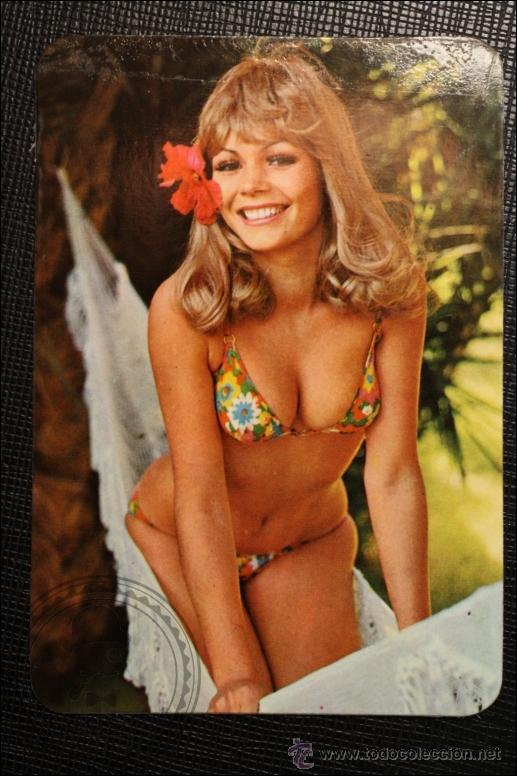 Calendriers: Calendario de Bolsillo - A&ntilde;o 1975 - Chica Posando Publicidad al Dorso