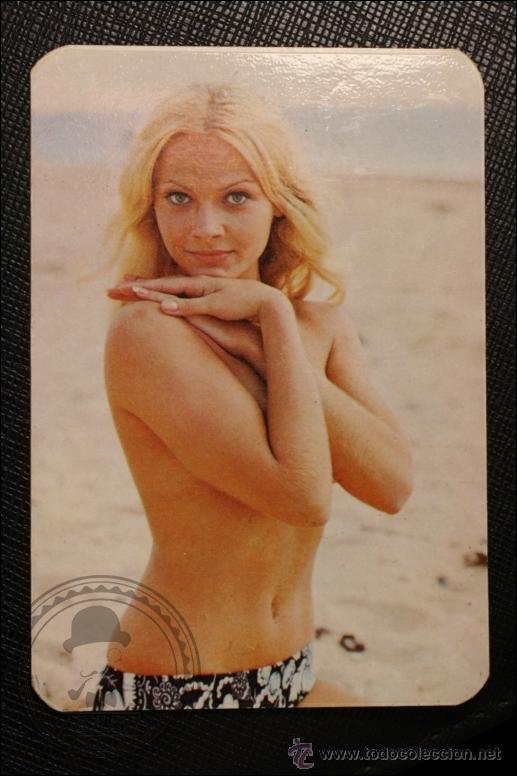 Calendriers: Calendario de Bolsillo - A&ntilde;o 1975 - Chica Posando Publicidad al Dorso