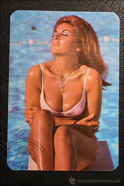 Calendriers: Calendario de Bolsillo - A&ntilde;o 1975 - Chica Posando Publicidad al Dorso