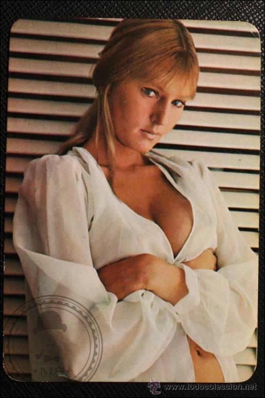 Calendriers: Calendario de Bolsillo - A&ntilde;o 1975 - Chica Posando Publicidad al Dorso