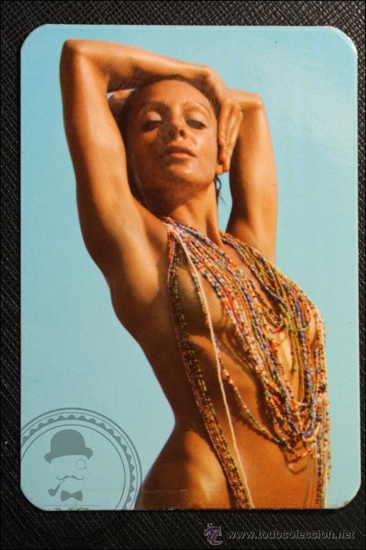 Calendriers: Calendario de Bolsillo - A&ntilde;o 1975 - Chica Posando Publicidad al Dorso