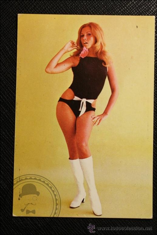 Calendriers: Calendario de Bolsillo - A&ntilde;o 1975 - Chica Posando Publicidad al Dorso