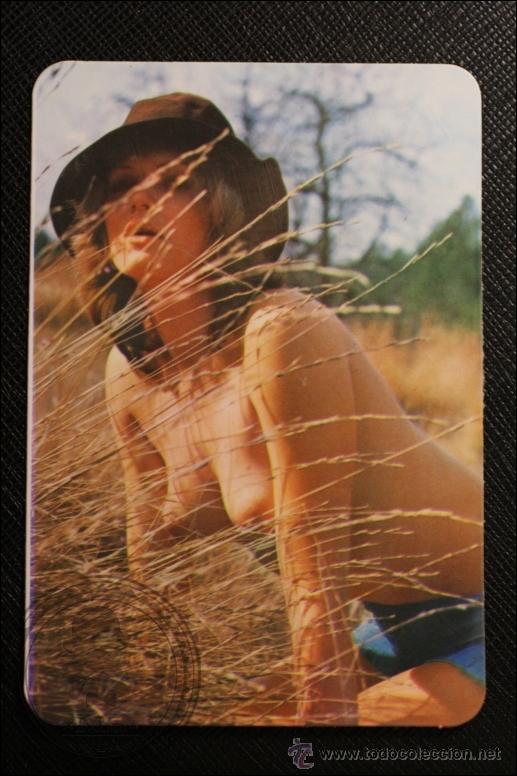 Calendriers: Calendario de Bolsillo - A&ntilde;o 1976 - Chica Posando Publicidad al Dorso Madrid