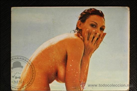 Calendriers: Calendario de Bolsillo - A&ntilde;o 1976 - Chica Posando Publicidad al Dorso