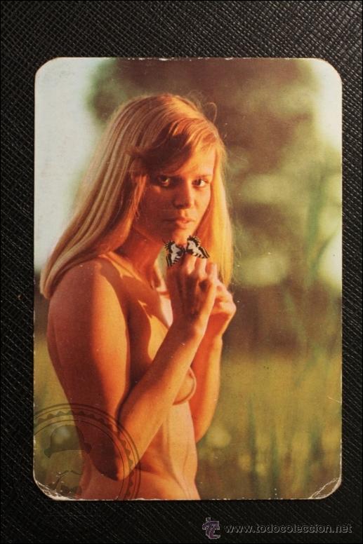Calendriers: Calendario de Bolsillo - A&ntilde;o 1976 - Chica Posando Publicidad al Dorso  Barcelona