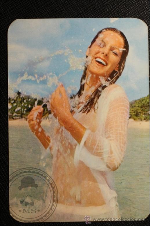 Calendriers: Calendario de Bolsillo - A&ntilde;o 1976 - Chica Posando Publicidad al Dorso Barcelona