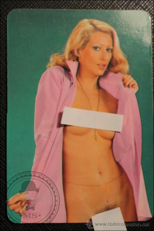 Calendriers: Calendario de Bolsillo - A&ntilde;o 1977 - Chica Posando Publicidad al Dorso Barcelona