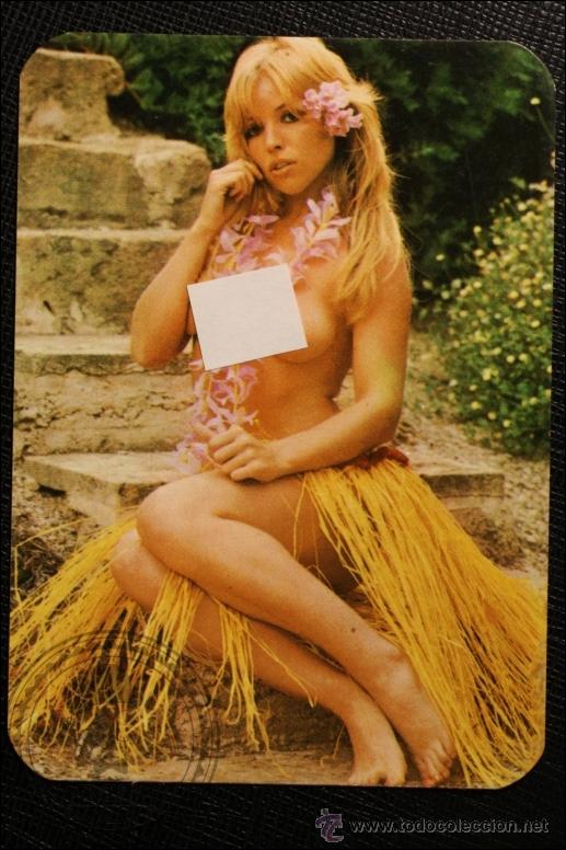 Calendriers: Calendario de Bolsillo - A&ntilde;o 1977 - Chica Posando Publicidad al Dorso Barcelona