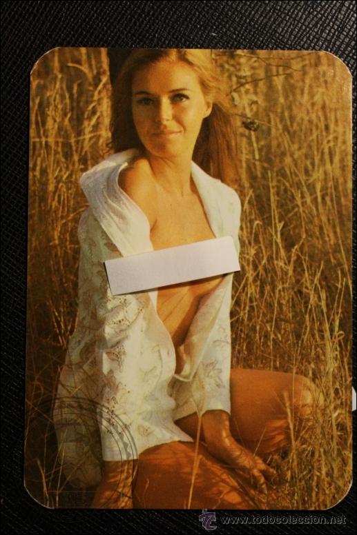 Calendriers: Calendario de Bolsillo - A&ntilde;o 1977 - Chica Posando Publicidad al Dorso Barcelona