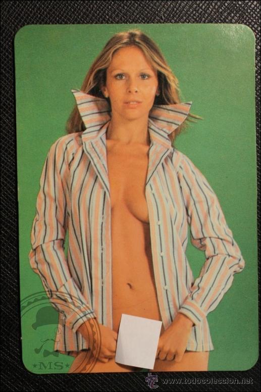Calendriers: Calendario de Bolsillo - A&ntilde;o 1977 - Chica Posando Publicidad al Dorso Rubi
