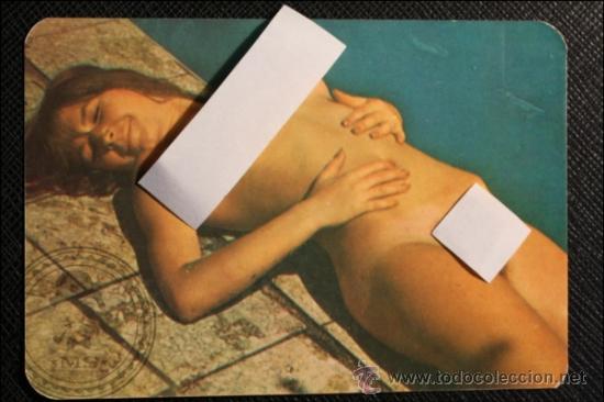 Calendriers: Calendario de Bolsillo - A&ntilde;o 1978 - Chica Posando Publicidad al Dorso