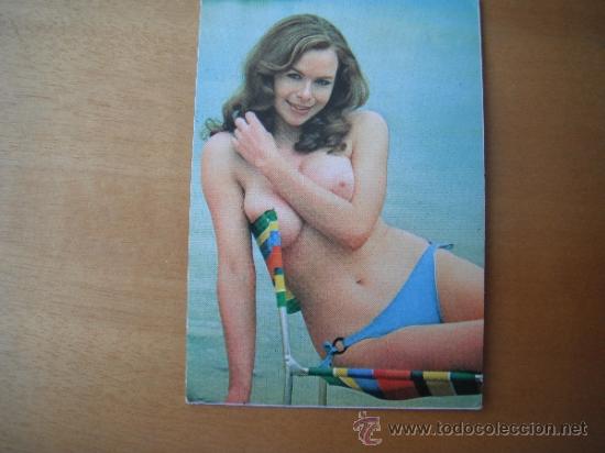 Kalender: CALENDARIO BOLSILLO 1977. CHICA DESNUDA. CON PUBLICIDAD
