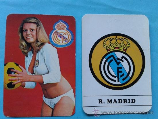 Calendriers: calendario chicas y futbol 1977 real madrid