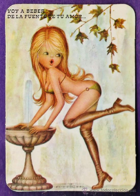 Calendriers: calendario bolsillo - dibujo sexy - bar flaquer / palma de mallorca - a&ntilde;o 1975 -