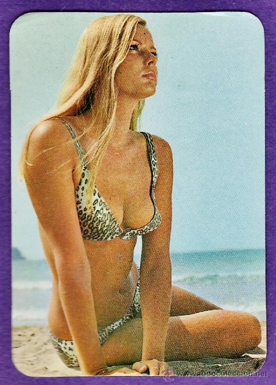 Calendriers: calendario bolsillo - chica sexy.- bar estadio / palma de mallorca - a&ntilde;o 1975 -