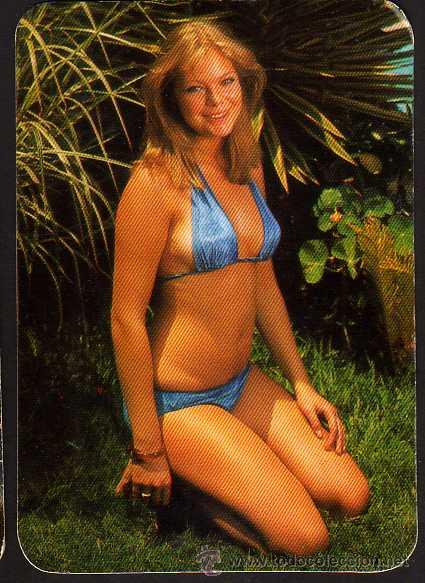 Calendriers: Calendario de bolsillo. Chica. 1975. Con Publicidad