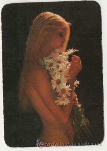 Calendriers: Calenario se&ntilde;orita, chica, desnudos femeninos 1972 ( con publicidad )
