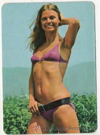 Calendriers: Calenario se&ntilde;orita, chica, desnudos femeninos 1973 ( con publicidad )
