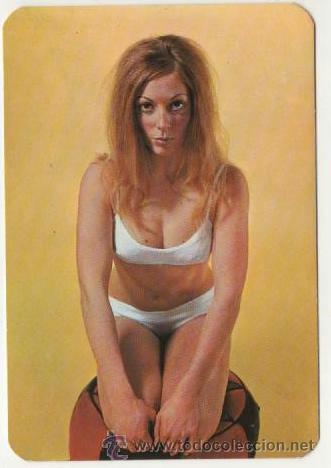 Calendriers: Calendario se&ntilde;orita, chica, desnudos femeninos 1973 ( con publicidad )