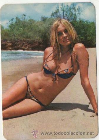 Calendars: Calendario se&ntilde;orita, chica, desnudos femeninos 1973 ( con publicidad )