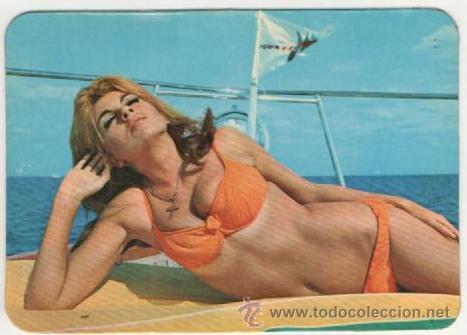 Calendars: Calendario se&ntilde;orita, chica, desnudos femeninos 1973 ( con publicidad )