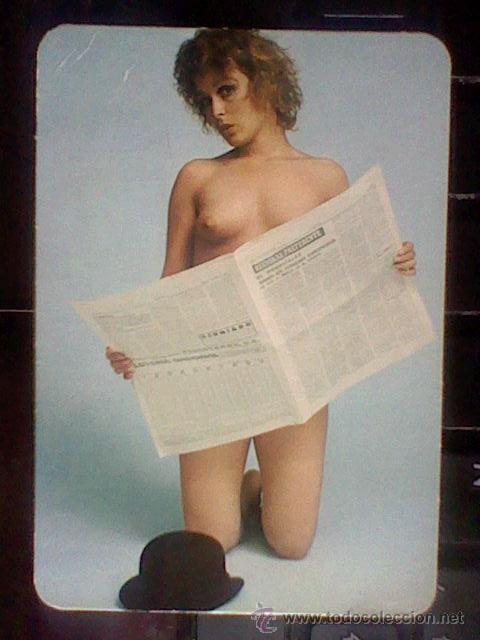 Calendars: chica calendario 1977 sin publicidad