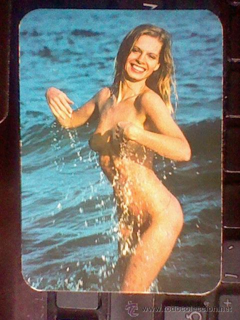 Calendars: chica en playa calendario 1977 sin publicidad en trasera