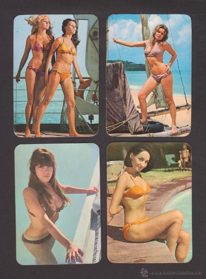 Calendriers: Lote de 4 calendarios er&oacute;ticos de 1973 con publicidad Electric Gori de Reus