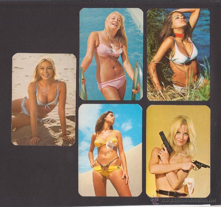 Calendriers: Lote de 5 calendarios er&oacute;ticos de 1974 con publicidad de Radio-Electricidad Jan&eacute; de Reus