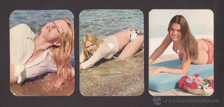Calendarios: Lote de 3 calendarios er&oacute;ticos de 1974 con publicidad de la cafeteria restaurante El Casino de Reus