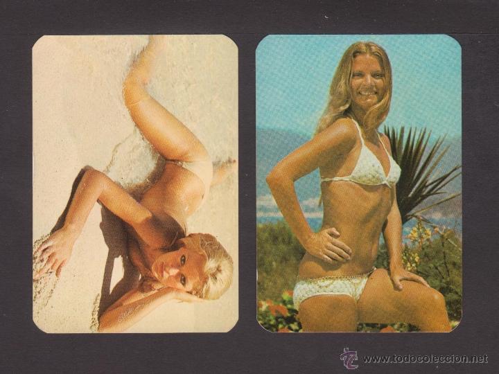 Calendarios: Lote de 2 calendarios er&oacute;ticos de 1974 con publicidad del Restaurante Lisa de Vilaseca (Tarragona)