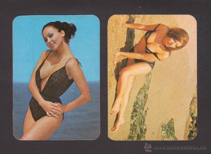 Calendarios: Lote de 2 calendarios er&oacute;ticos de 1974 con publicidad de la bodega Pino de Torreforta (Tarragona)