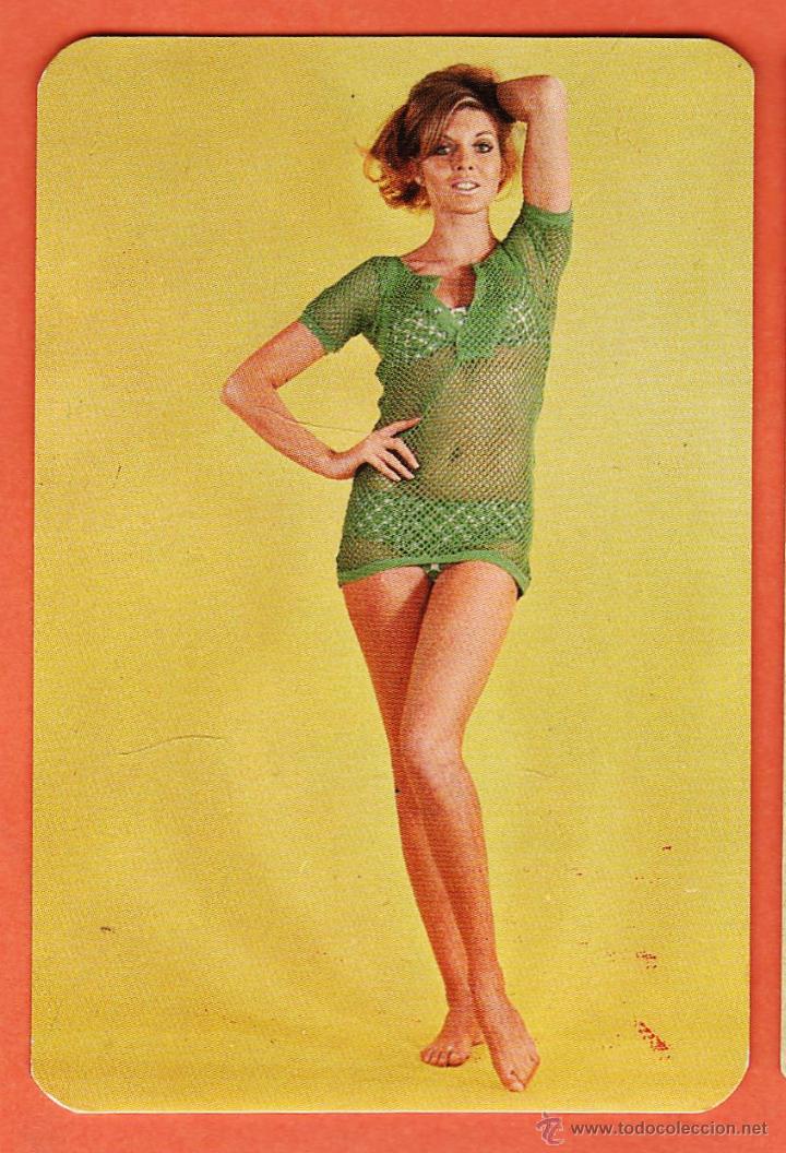 Calendarios: calendario bolsillo - chica - reverso / restaurante los 3 baturros /salou - a&ntilde;o 1972 -